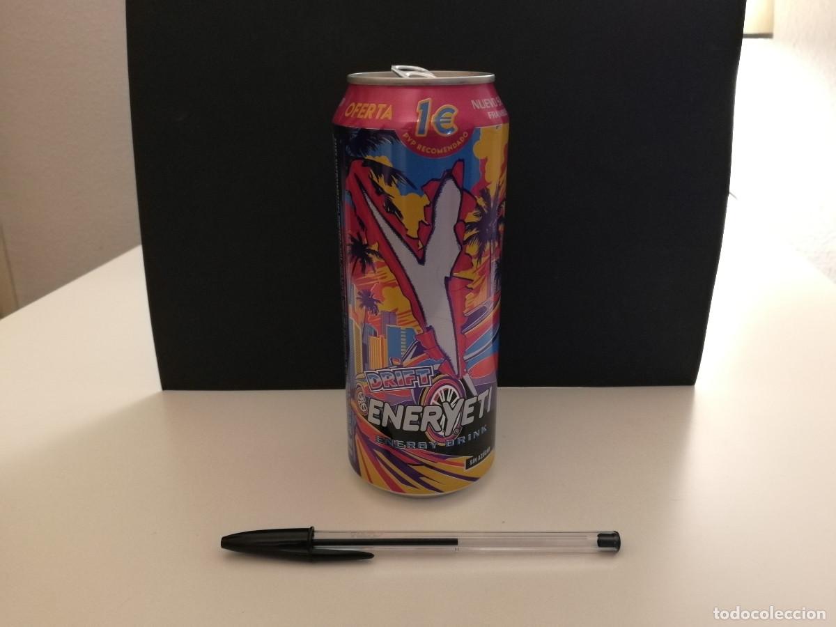 Otras Botellas y Bebidas Antiguas de colecci&oacute;n: LATA VACIA - BOTE BEBIDA ENERGETICA ENERYETI DRIFT FRAMBUESA - OFICIAL SELECCION ESPA&Ntilde;OLA