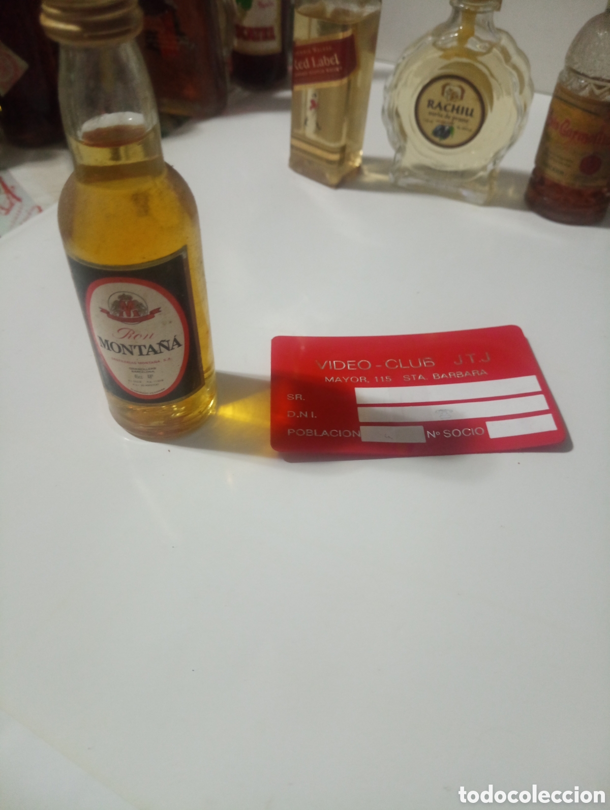 Otras Botellas y Bebidas Antiguas de colecci&oacute;n: Botell&iacute;n ron monta&ntilde;a