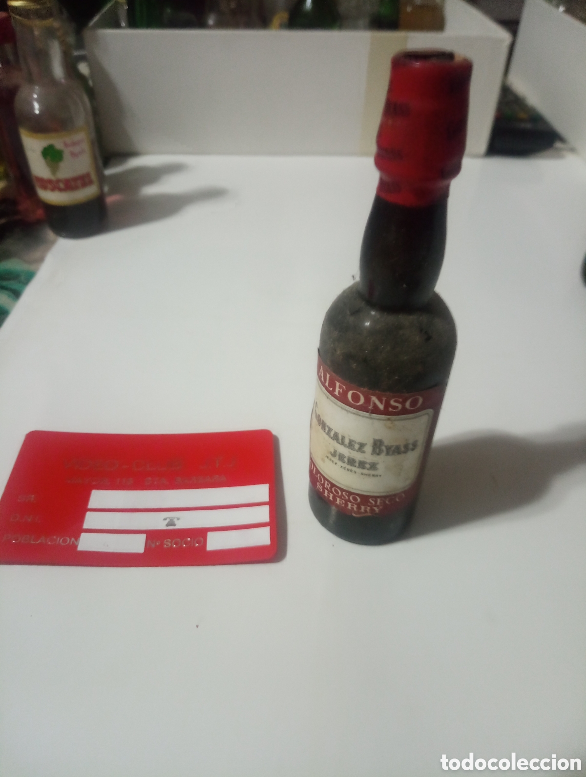 Otras Botellas y Bebidas Antiguas de colecci&oacute;n: Botell&iacute;n oloroso Alfonso Gonz&aacute;lez byass
