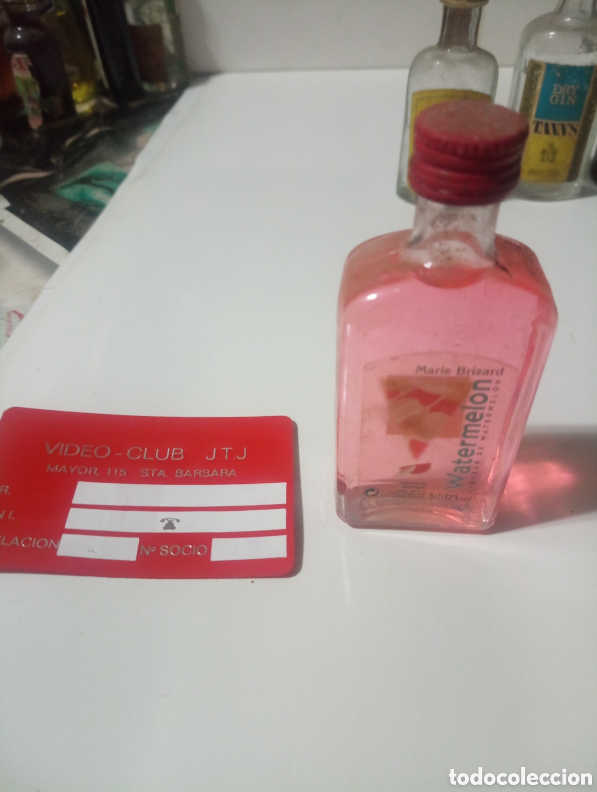 Otras Botellas y Bebidas Antiguas de colecci&oacute;n: Botell&iacute;n watermelon marie brizard