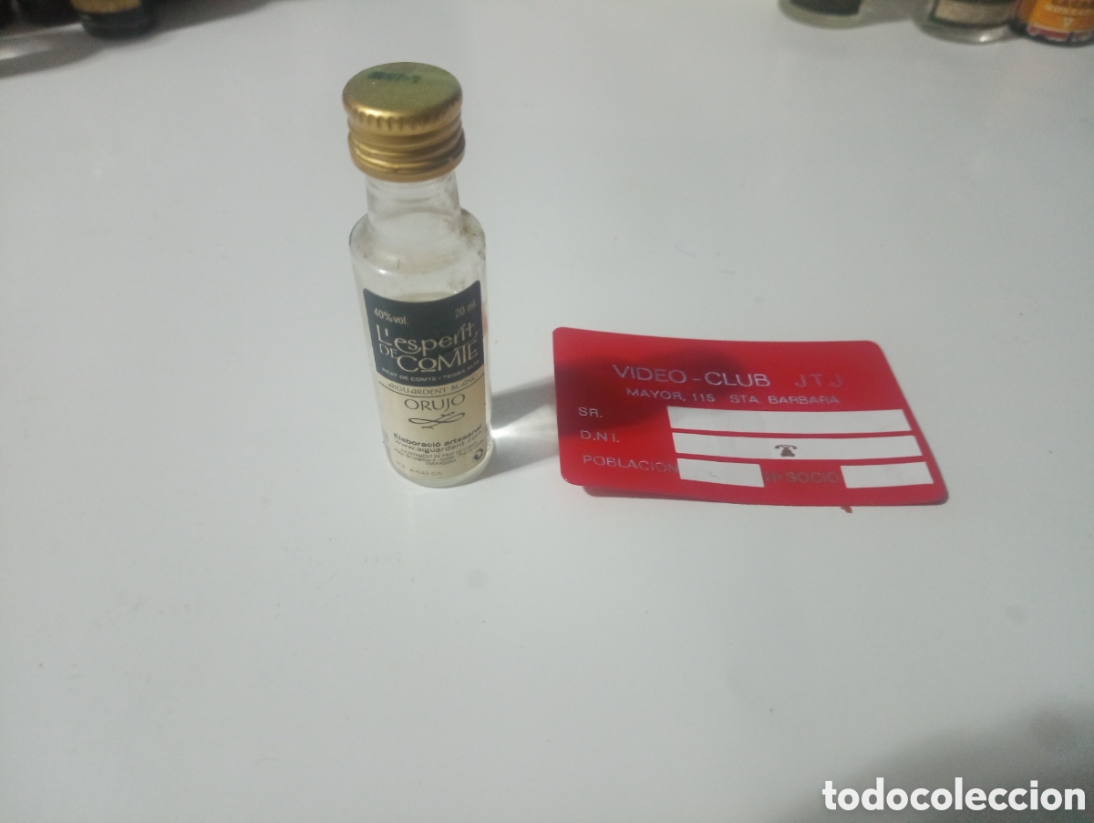 Otras Botellas y Bebidas Antiguas de colecci&oacute;n: Botell&iacute;n orujo l esperit de comte