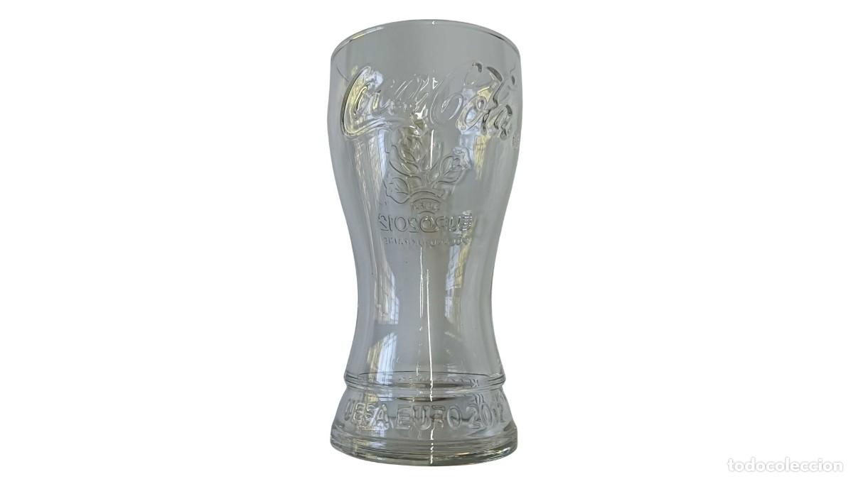 Otras Botellas y Bebidas Antiguas de colecci&oacute;n: VASO COCA-COLA EDICI&Oacute;N ESPECIAL UEFA EURO 2012 - RELIEVE FLORAL &rdquo;BLOOM&rdquo; - POLONIA-UCRANIA