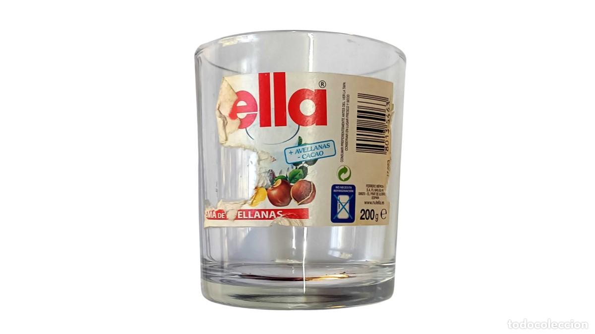 Otras Botellas y Bebidas Antiguas de colecci&oacute;n: VASO DE VIDRIO TARRO NUTELLA REUTILIZABLE - 200G - VINTAGE 2017