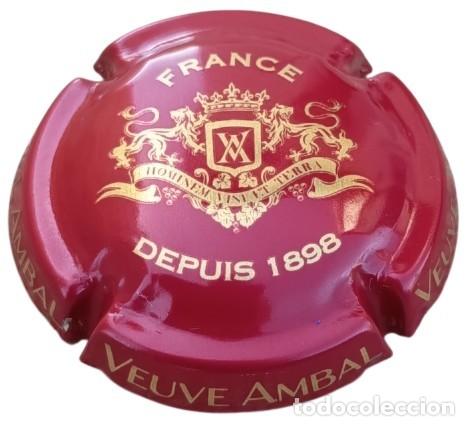 Otras Botellas y Bebidas Antiguas de colecci&oacute;n: Francia Capsule &agrave; muselet Cap Cr&eacute;mant Bourgogne Veuve Ambal RP590 tap&oacute;n