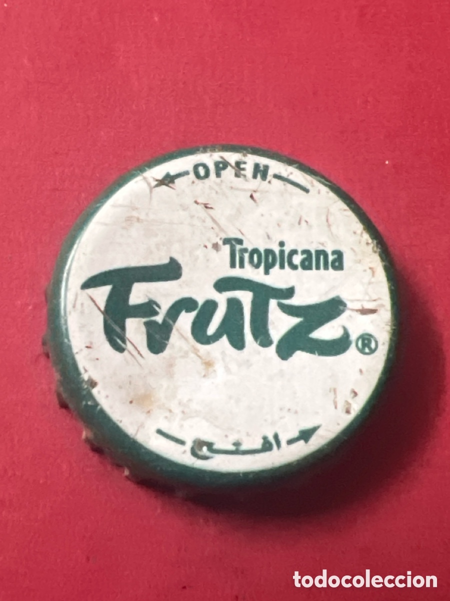 Otras botellas y bebidas antiguas de colecci&oacute;n: T4/X74/J4. Bebida de frutas u hortalizas - EGIPTO - Tropicana Frutz Open افتح
