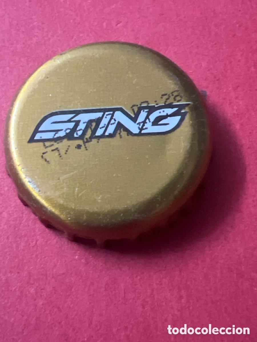 Otras botellas y bebidas antiguas de colecci&oacute;n: T4/X74/N3. CHAPA - Soda/Refresco - EGIPTO - STING