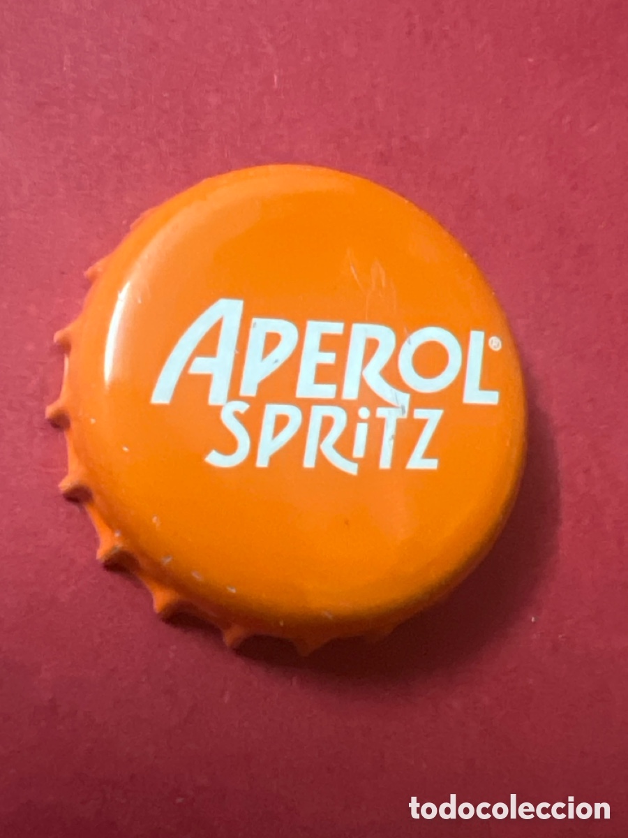 Otras botellas y bebidas antiguas de colecci&oacute;n: T4/X74/N4. CHAPA - Bebida alcoh&oacute;lica - Aperol Spritz