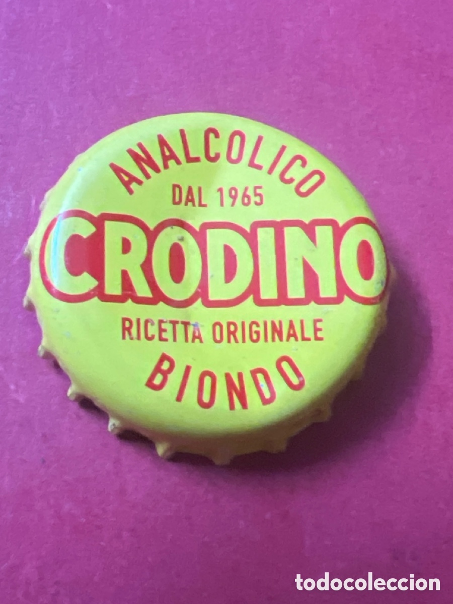 Otras botellas y bebidas antiguas de colecci&oacute;n: T4/X74/Q4. Soda/Refresco - Crodino Analcolico Dal 1965 Ricetta Originale Biondo