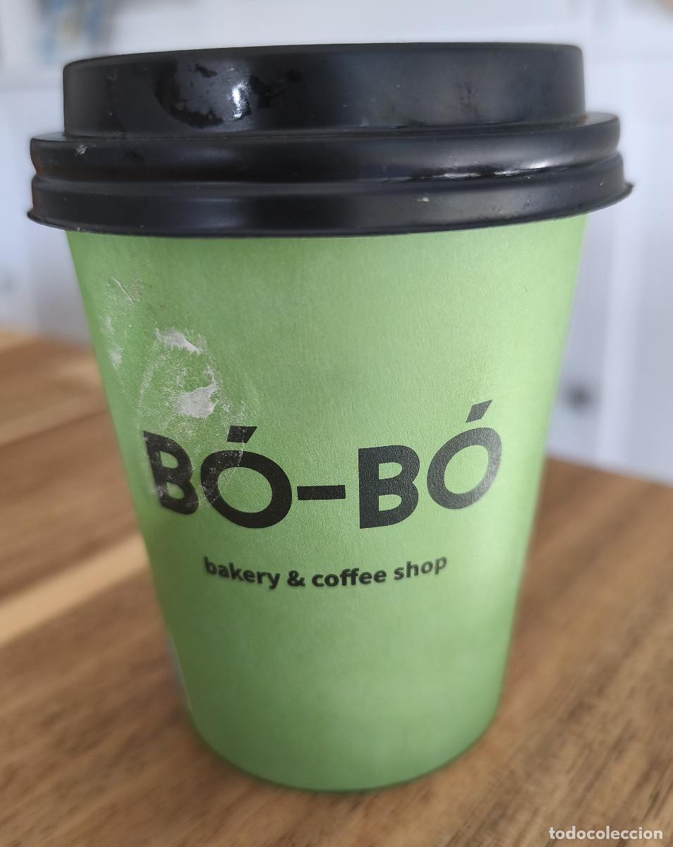 Otras botellas y bebidas antiguas de colecci&oacute;n: VASO CART&Oacute;N VACIO - B&Oacute; - B&Oacute; ( bakery & coffe shop )