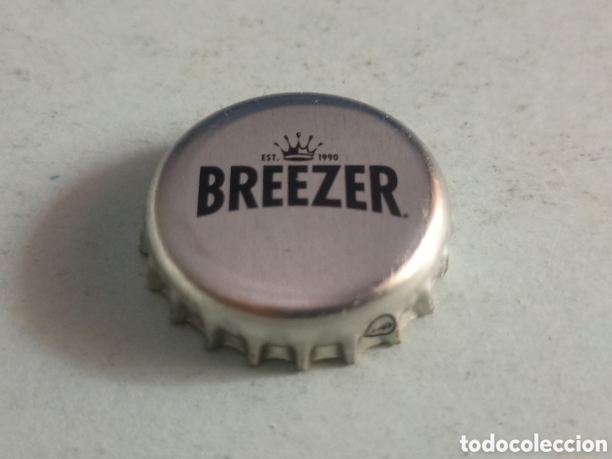 Otras botellas y bebidas antiguas de colecci&oacute;n: Chapa Breezer - Pedido m&iacute;nimo 3&euro;