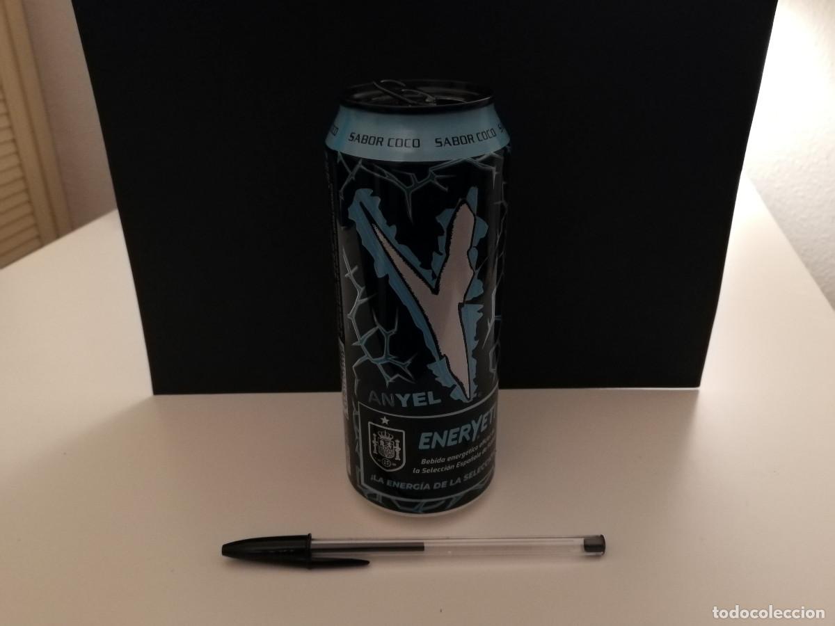 Otras botellas y bebidas antiguas de colecci&oacute;n: LATA VACIA - BOTE BEBIDA ENERGETICA ENERYETI ANYEL COCO - OFICIAL SELECCION ESPA&Ntilde;OLA