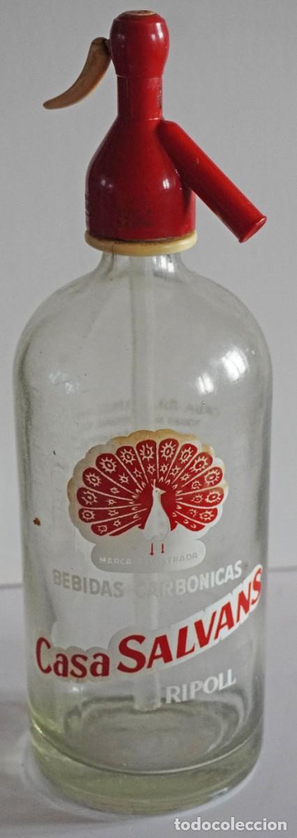 Otras botellas y bebidas antiguas de colecci&oacute;n: ANTIGUO SIFON CASA SALVANS