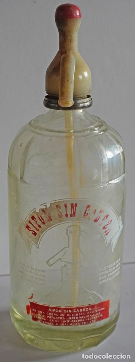 Otras botellas y bebidas antiguas de colecci&oacute;n: ANTIGUO SIFON SIN CABEZA