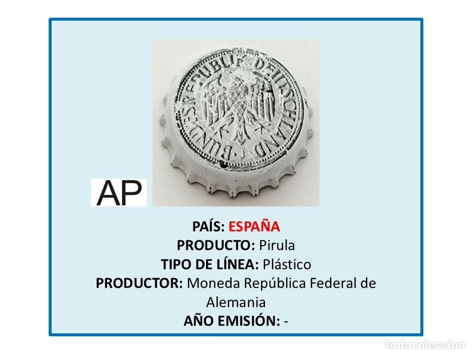 Otras botellas y bebidas antiguas de colecci&oacute;n: TAPON CORONA CAPSULA CHAPA '&rdquo;PIRULA'' MONEDA REP&Uacute;BLICA FEDERAL DE ALEMANIA (ESPA&Ntilde;A)
