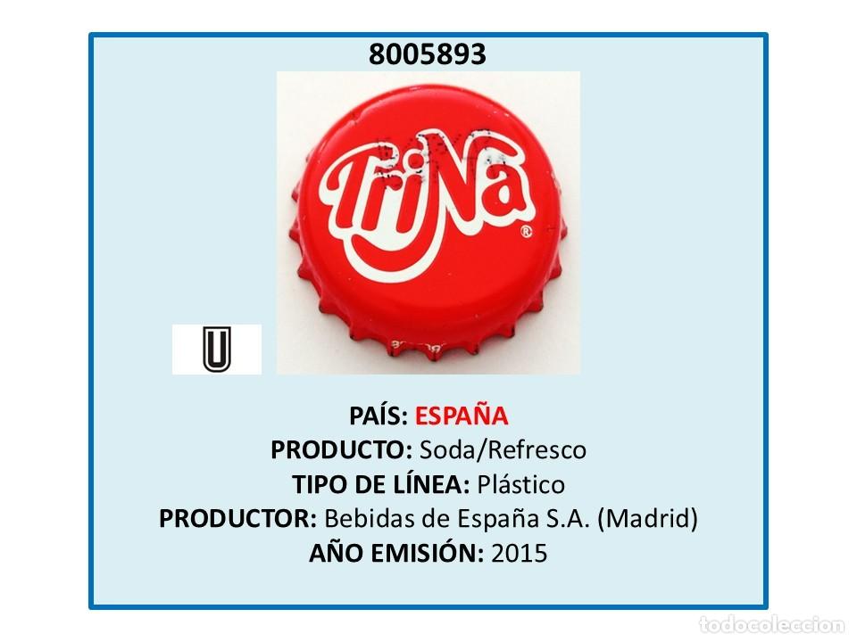 Otras botellas y bebidas antiguas de colecci&oacute;n: TAPON CORONA CAPSULA CHAPA SODA/REFRESCO TRINA (ESPA&Ntilde;A)