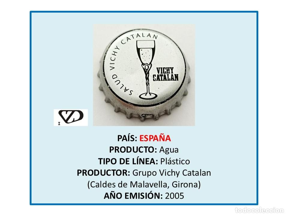 Otras botellas y bebidas antiguas de colecci&oacute;n: TAPON CORONA CAPSULA CHAPA AGUA VICHY CATALAN (ESPA&Ntilde;A)