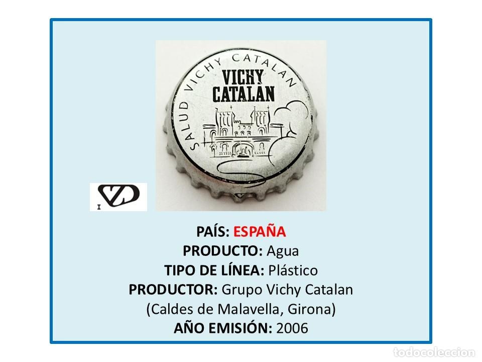 Otras botellas y bebidas antiguas de colecci&oacute;n: TAPON CORONA CAPSULA CHAPA AGUA VICHY CATALAN (ESPA&Ntilde;A)