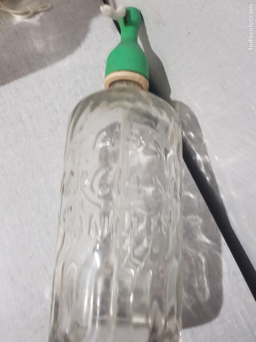 Otras botellas y bebidas antiguas de colecci&oacute;n: SIFON CRISTAL CASA GARCIA MANLLEU