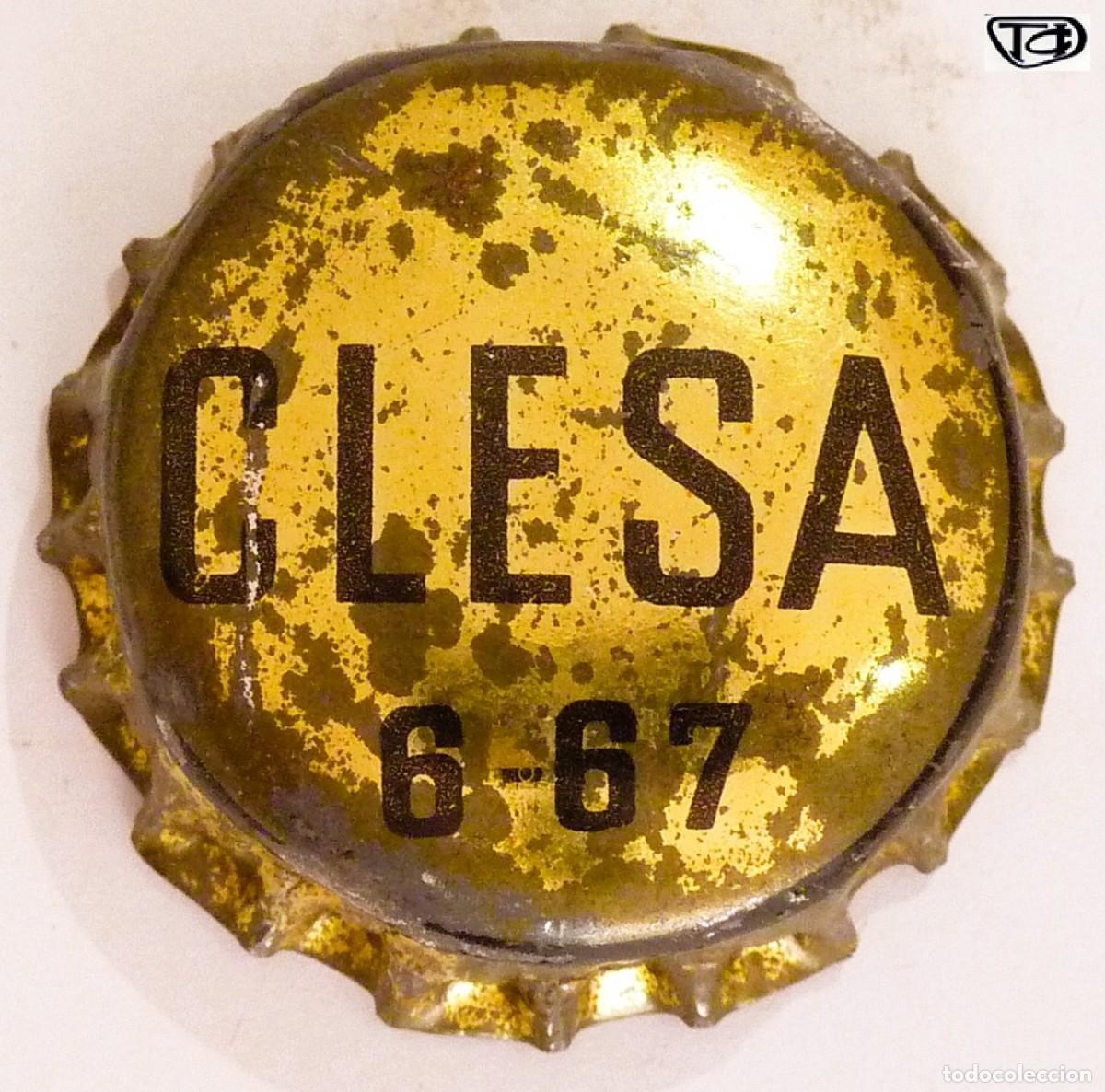 Colecionismo de Outras Garrafas e Bebidas: Chapa Leche CLESA 6/67 xapa kronkorken tappi bottle cap capsule - JV