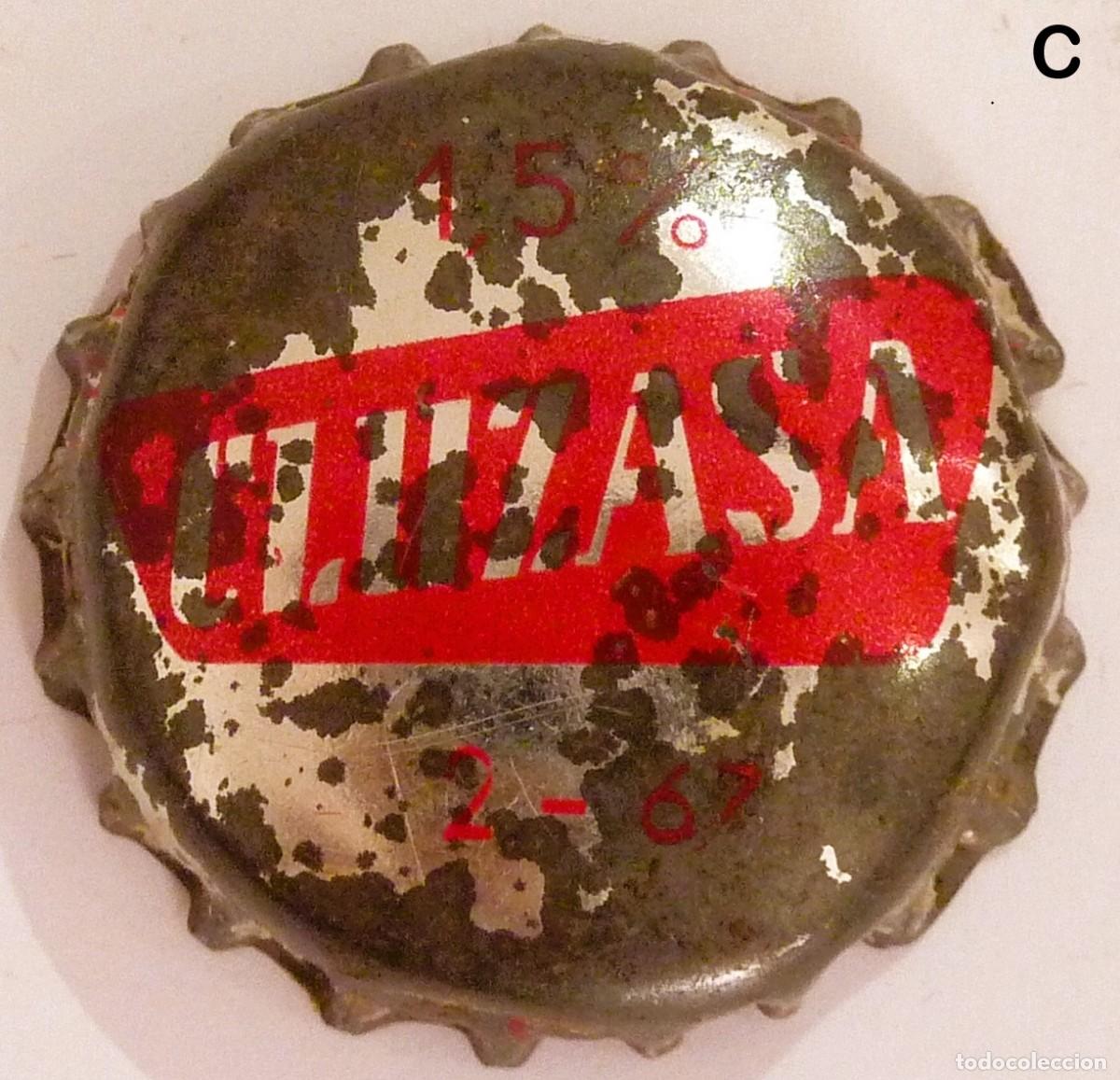 Colecionismo de Outras Garrafas e Bebidas: Chapa Leche CLUZASA 1967 xapa kronkorken tappi bottle cap capsule - JV