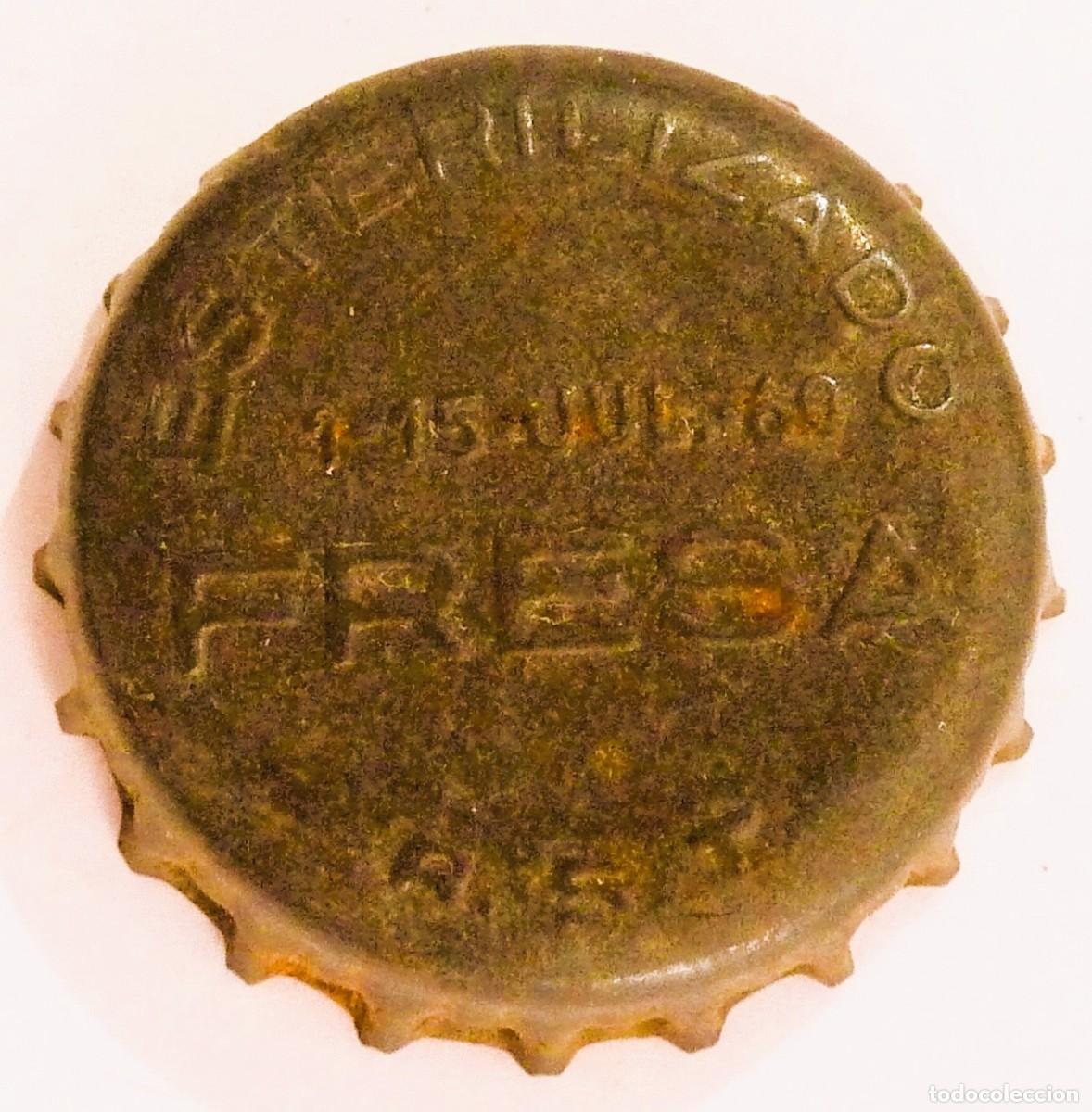 Otras botellas y bebidas antiguas de colecci&oacute;n: Chapa batido FRESA 1960 xapa kronkorken tappi bottle cap capsule - JV