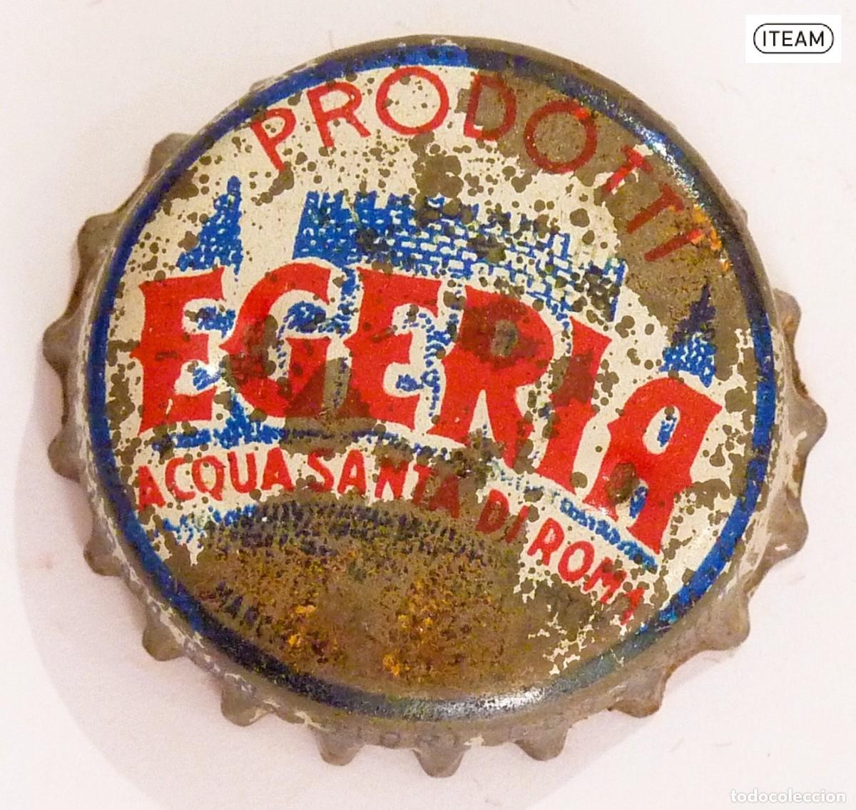 Collectionnisme d'Autres Bouteilles et Boissons : Chapa agua EGERIA xapa kronkorken tappi bottle cap capsule - JV