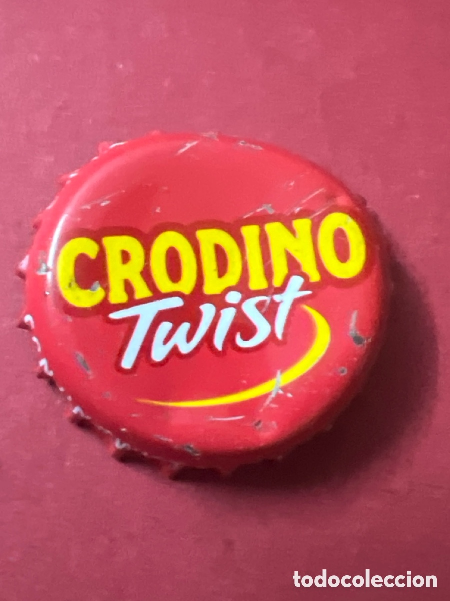 Otras botellas y bebidas antiguas de colecci&oacute;n: T4/X86/K5. CHAPA Soda/Refresco - Crodino Twist - ITALIA