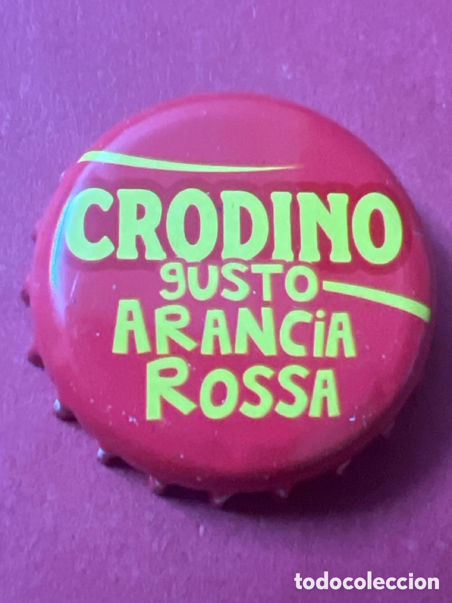Otras botellas y bebidas antiguas de colecci&oacute;n: T4/X86/K6. CHAPA Soda/Refresco - Crodino gusto Arancia Rossa - ITALIA
