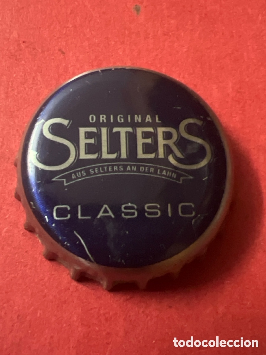 Otras botellas y bebidas antiguas de colecci&oacute;n: T4/X86/M5. CHAPA AGUA- Original Selters Classic Aus Selters An Der Lahn - ALEMANIA