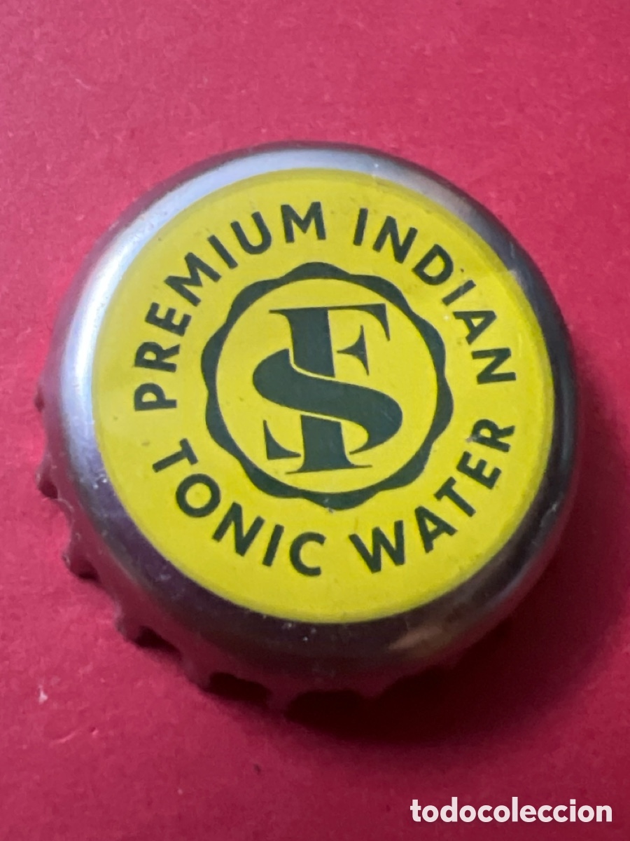 Otras botellas y bebidas antiguas de colecci&oacute;n: T4/X82/H6. CHAPA REFRESCO - FS Premium Indian Tonic Water
