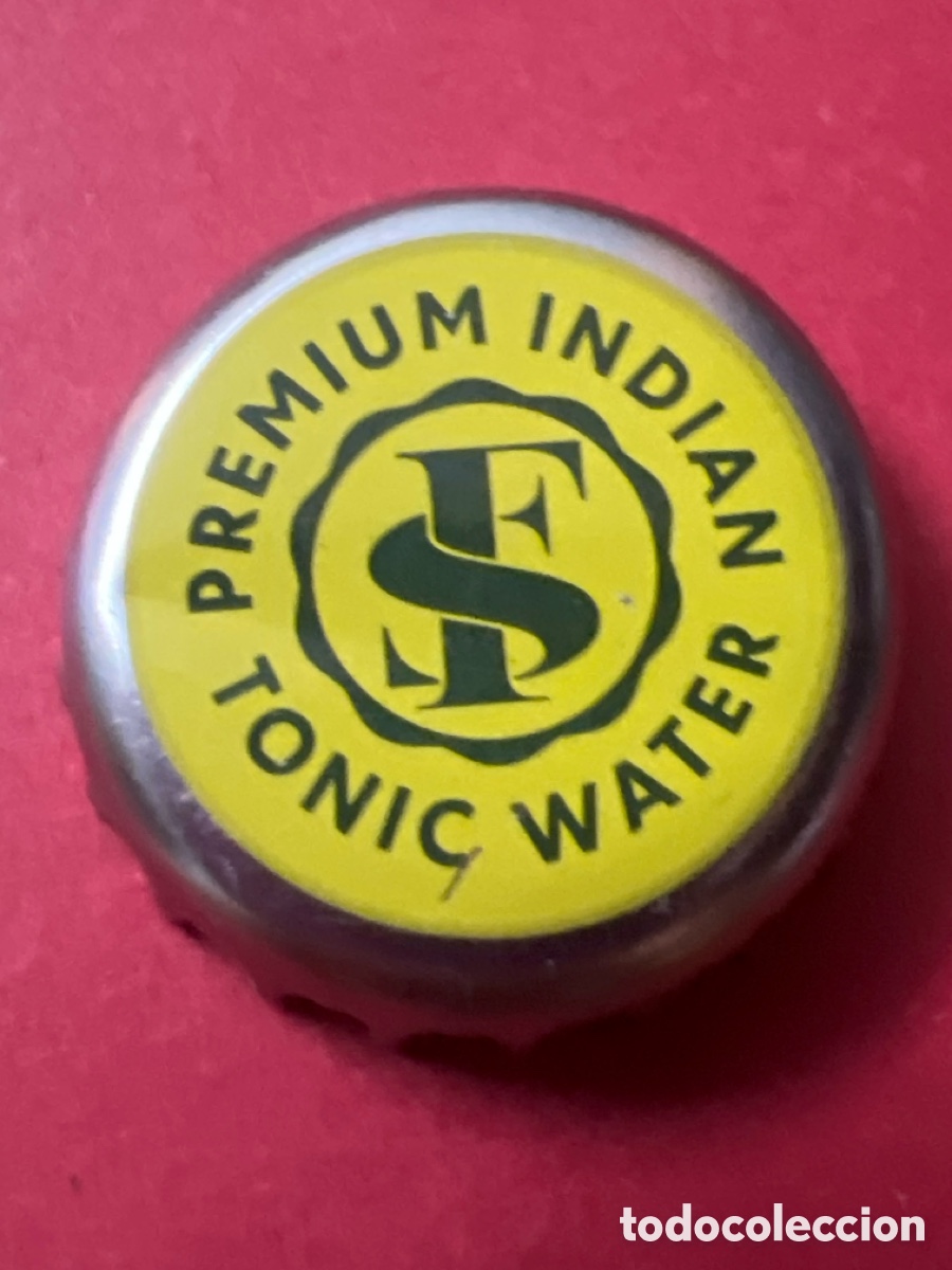 Otras botellas y bebidas antiguas de colecci&oacute;n: T4/X82/J5. CHAPA REFRESCO - FS Premium Indian Tonic Water