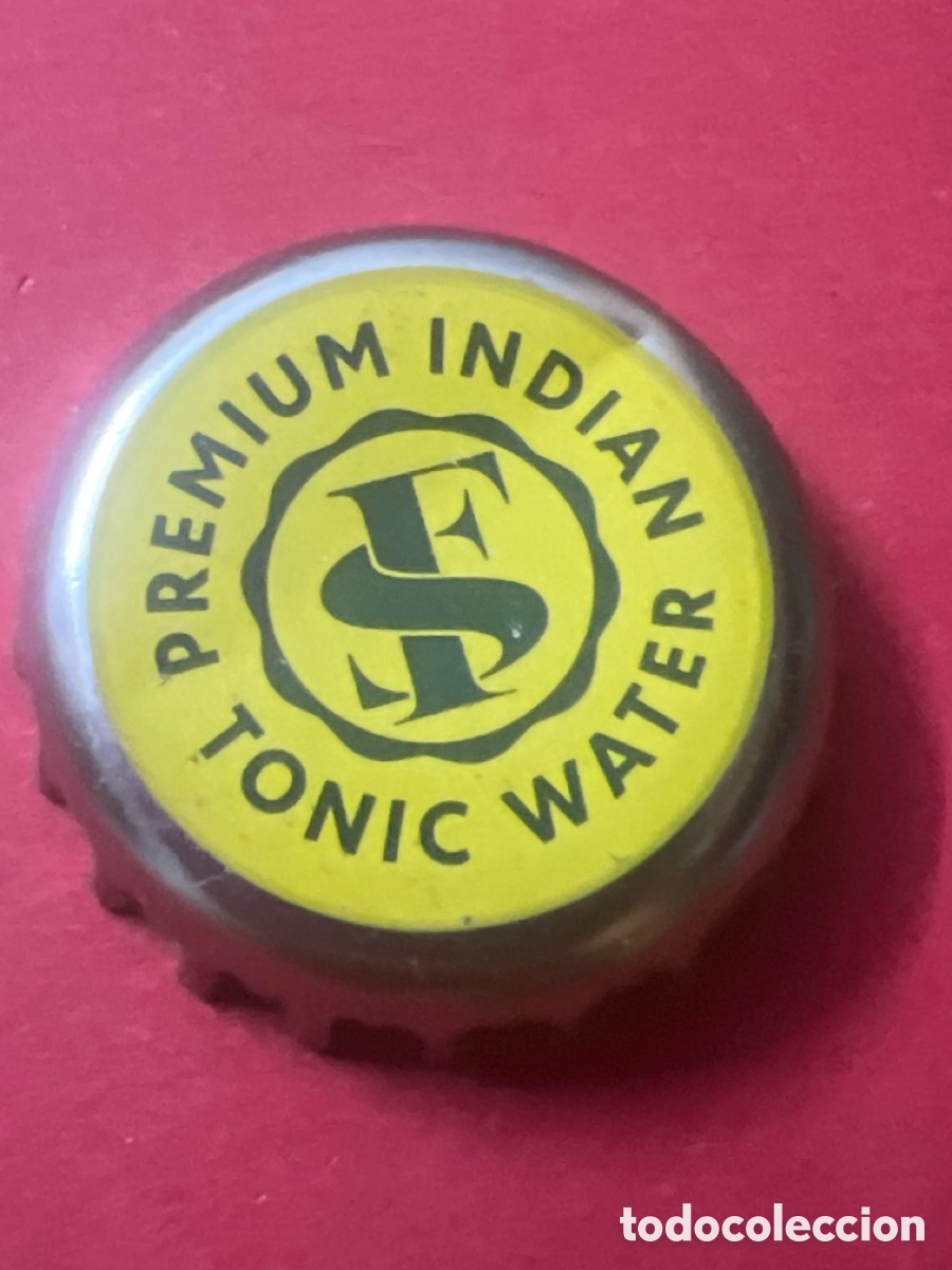 Otras botellas y bebidas antiguas de colecci&oacute;n: T4/X82/L1. CHAPA REFRESCO - FS Premium Indian Tonic Water