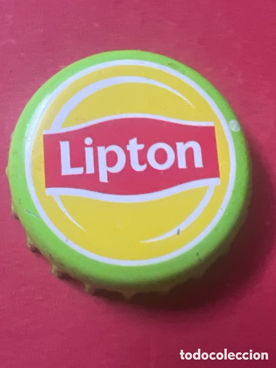 Otras botellas y bebidas antiguas de colecci&oacute;n: T4/X82/N3. CHAPA REFRESCO/SODA - LIPTON - -Varios pa&iacute;ses