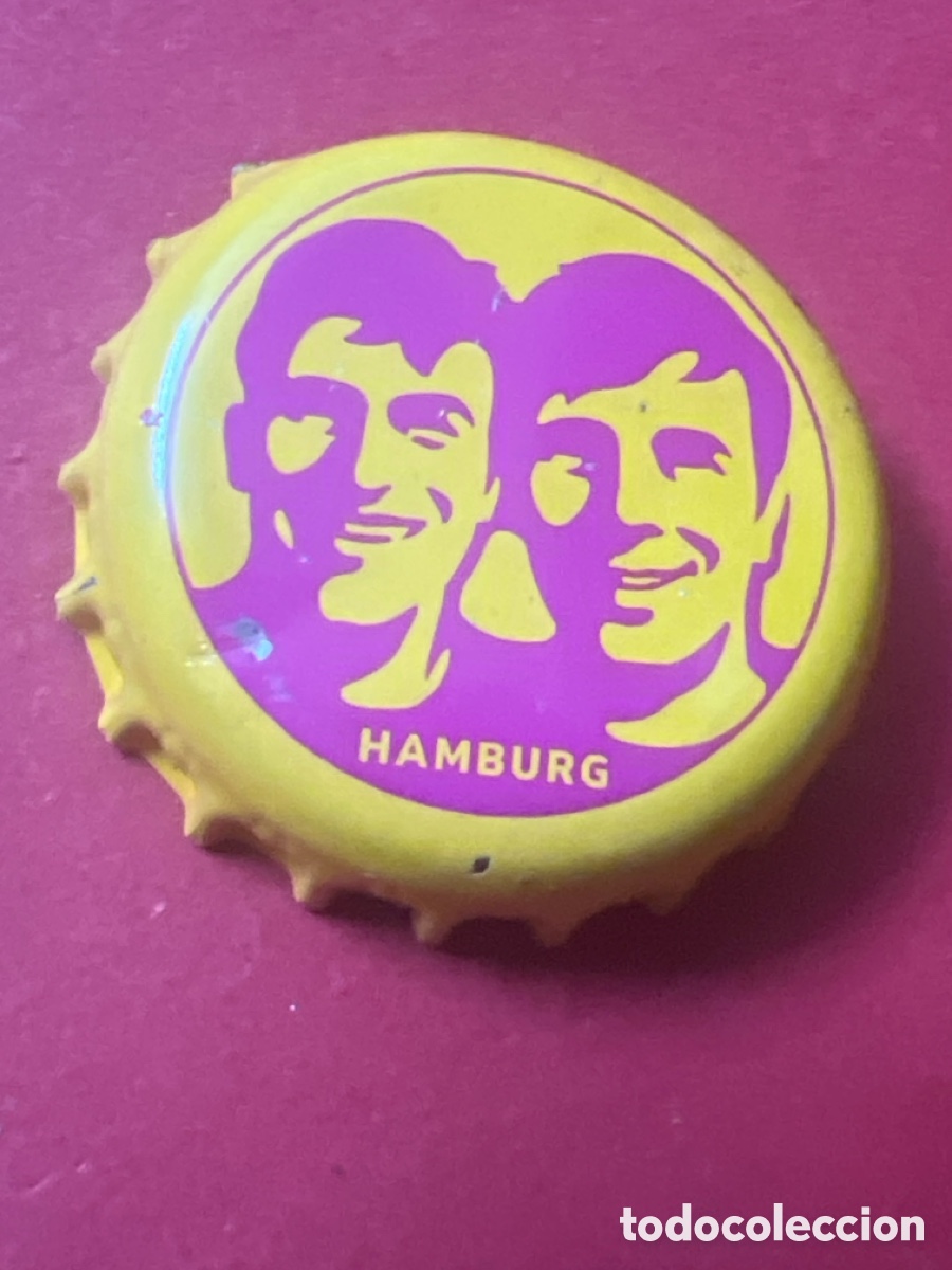 Otras botellas y bebidas antiguas de colecci&oacute;n: T4/X82/O5. CHAPA Soda/Refresco - Hamburg - Alemania