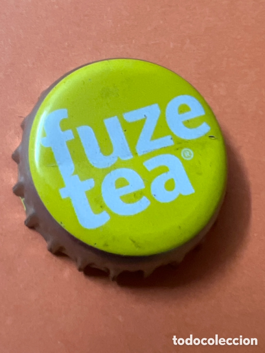 Otras botellas y bebidas antiguas de colecci&oacute;n: T4/X86/L2. CHAPA SODA REFRESCO - FUZE TEA - PAISES BAJOS