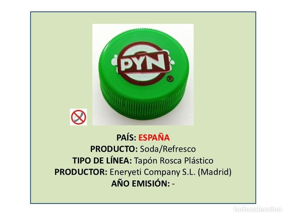 Otras botellas y bebidas antiguas de colecci&oacute;n: TAPON CORONA CAPSULA CHAPA ROSCA PL&Aacute;STICO ALOE VERA PYN (ESPA&Ntilde;A)