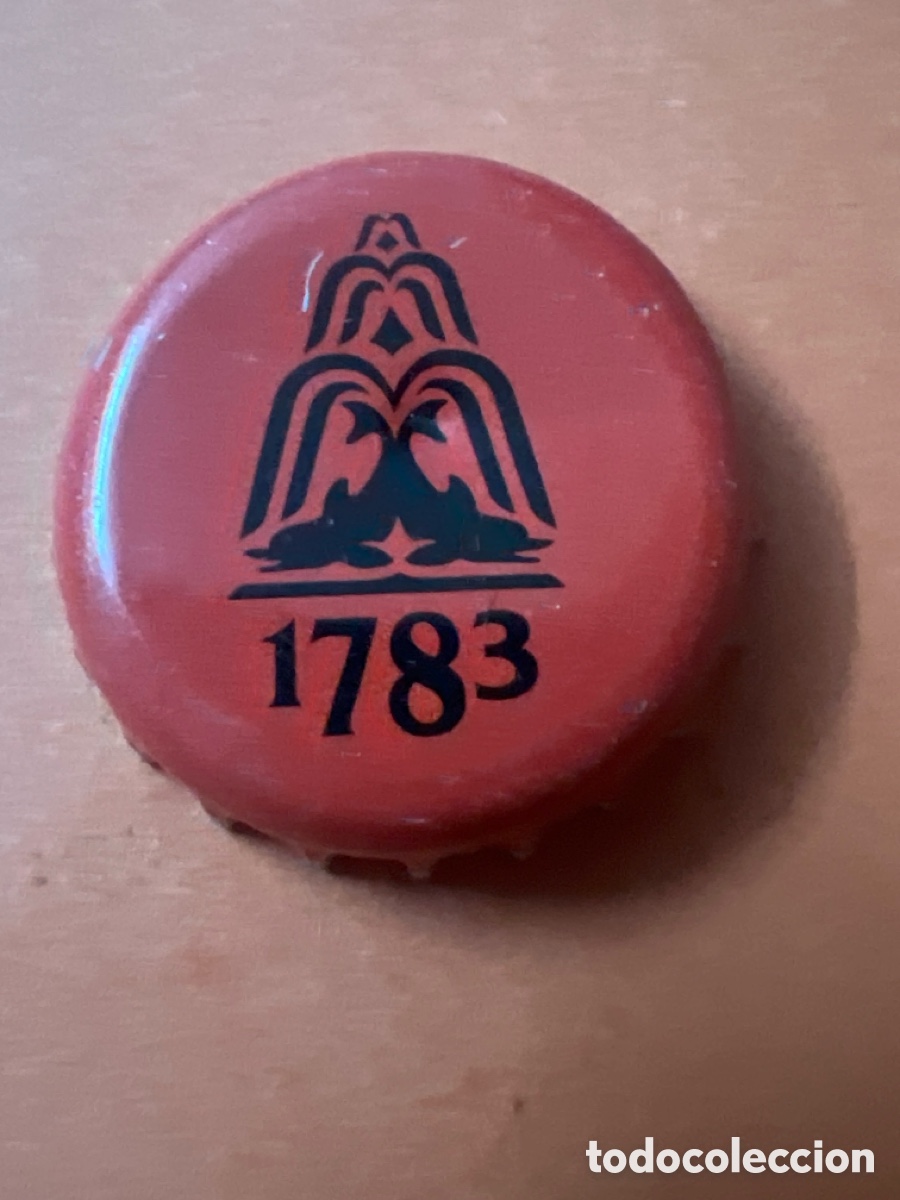 Otras botellas y bebidas antiguas de colecci&oacute;n: T4/X82/D4. CHAPA - Soda/Refresco - 1783