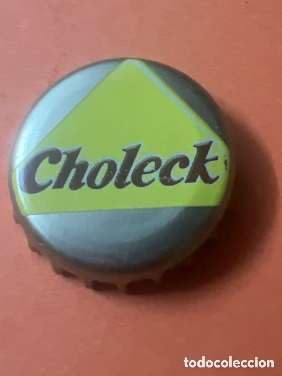 Otras botellas y bebidas antiguas de colecci&oacute;n: T4/X80/Y4. CHAPA BATIDO CHOLECK