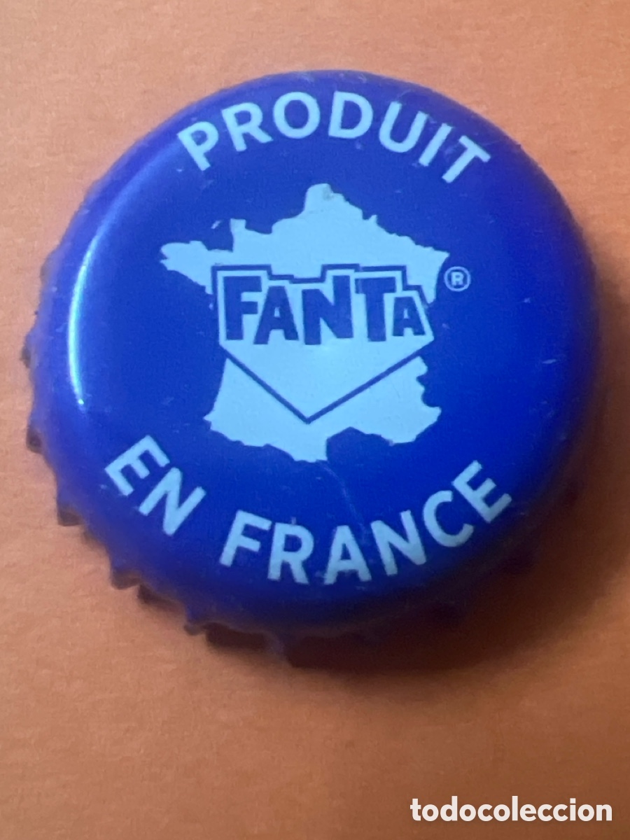 Otras botellas y bebidas antiguas de colecci&oacute;n: T4/X90/Y5. CHAPA - Soda/Refresco - Fanta Produit En France - FRANCIA
