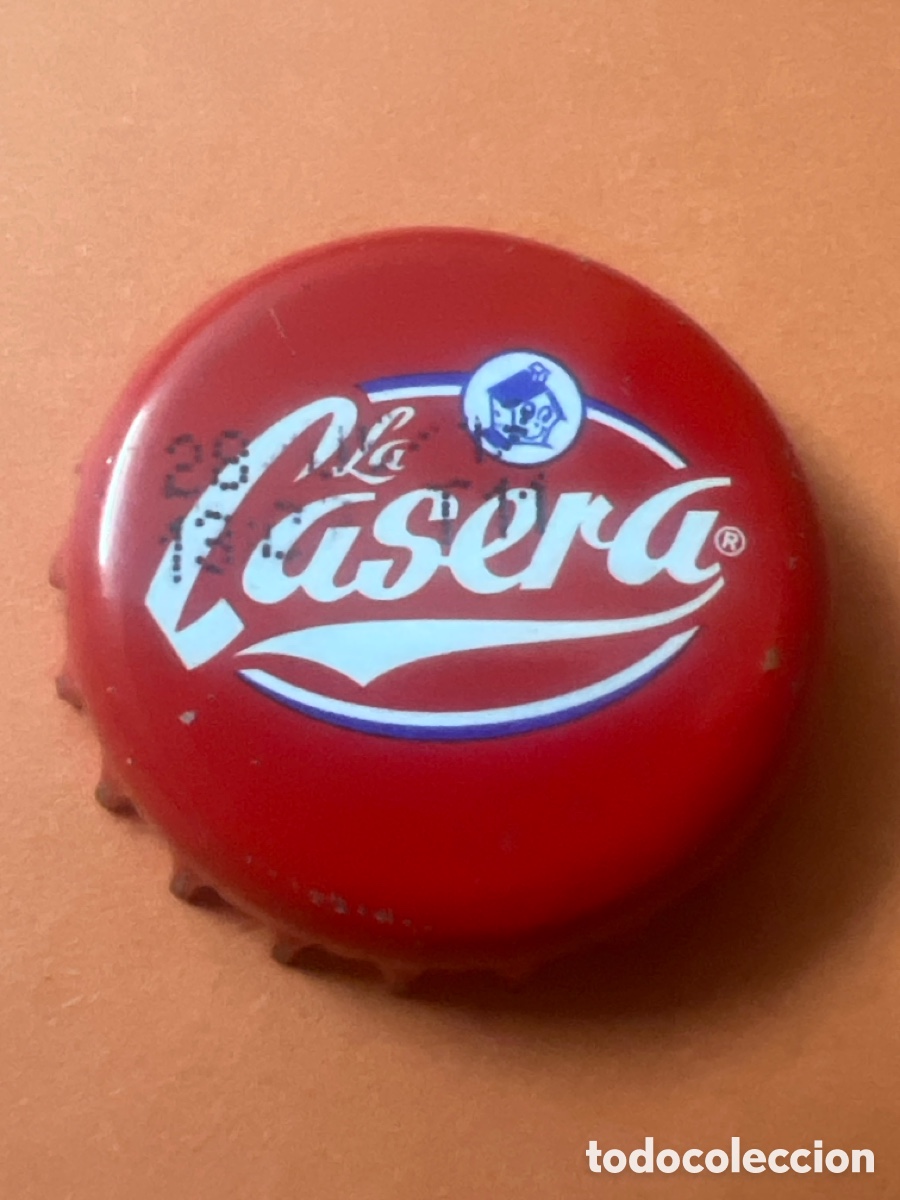 Otras botellas y bebidas antiguas de colecci&oacute;n: T4/X100/A1. chapa tap&oacute;n corona de la casera.