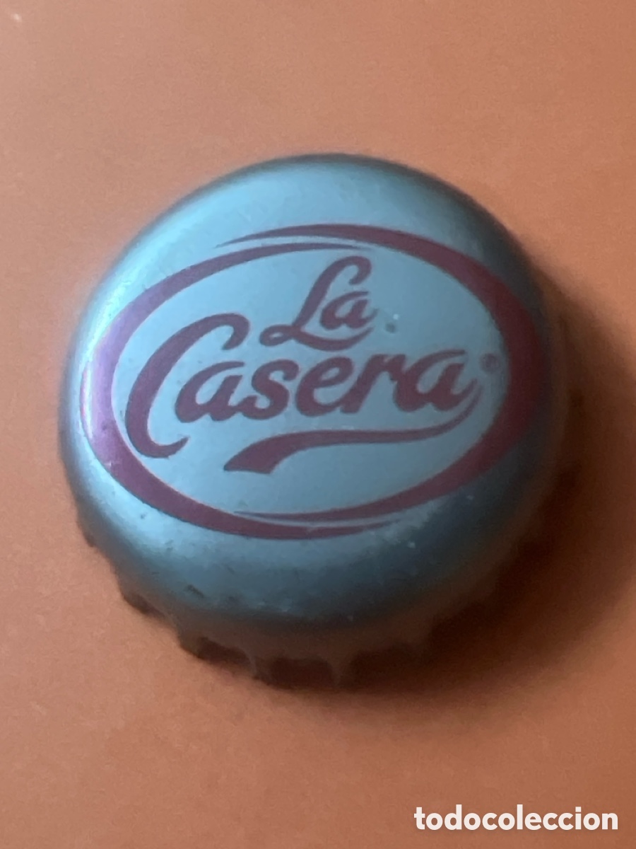 Otras botellas y bebidas antiguas de colecci&oacute;n: T4/X100/B1. CHAPA GASEOSA LA CASERA,