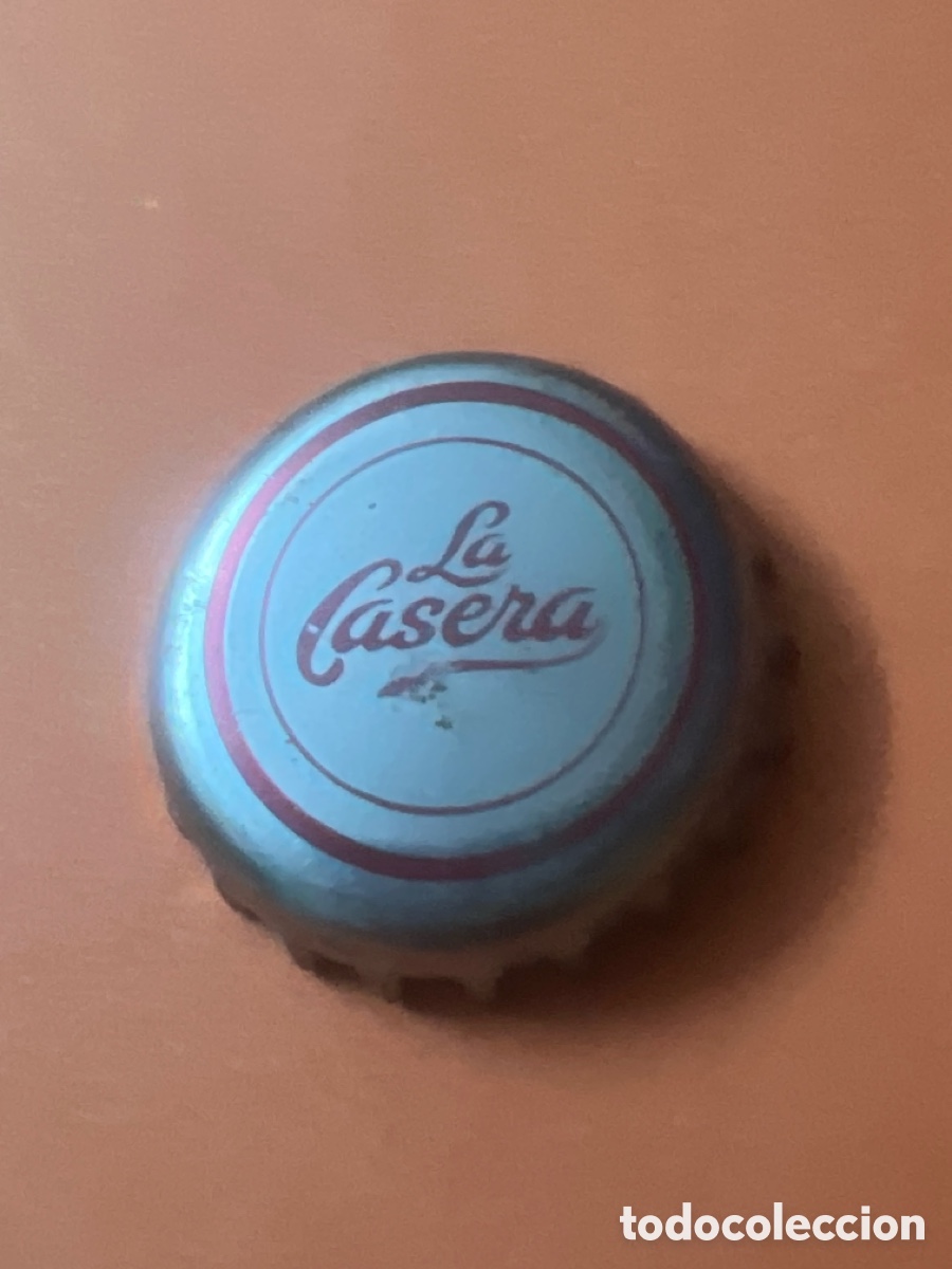 Otras botellas y bebidas antiguas de colecci&oacute;n: T4/X100/B2. CHAPA GASEOSA LA CASERA