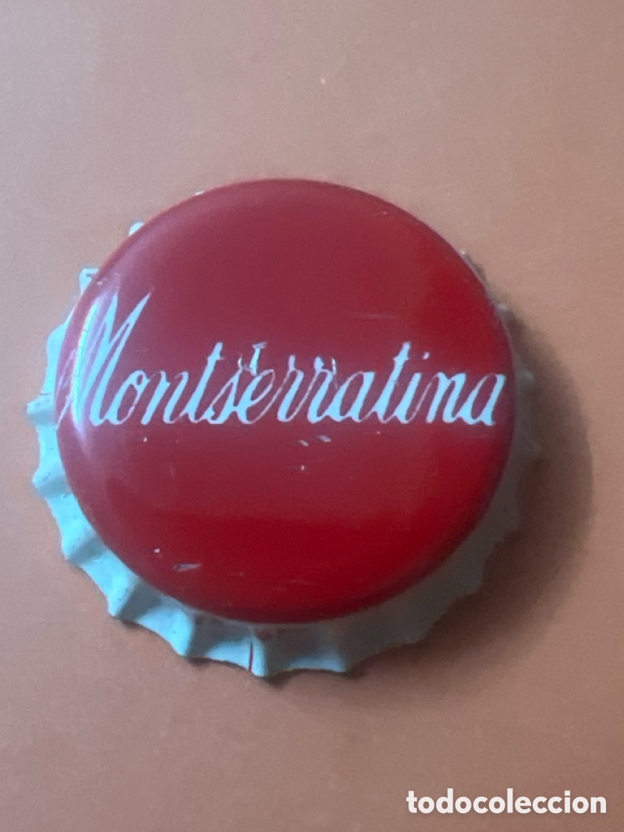 Otras botellas y bebidas antiguas de colecci&oacute;n: T4/X100/B5. CHAPA TAPON CORONA MONTSERRATINA CON CORCHO