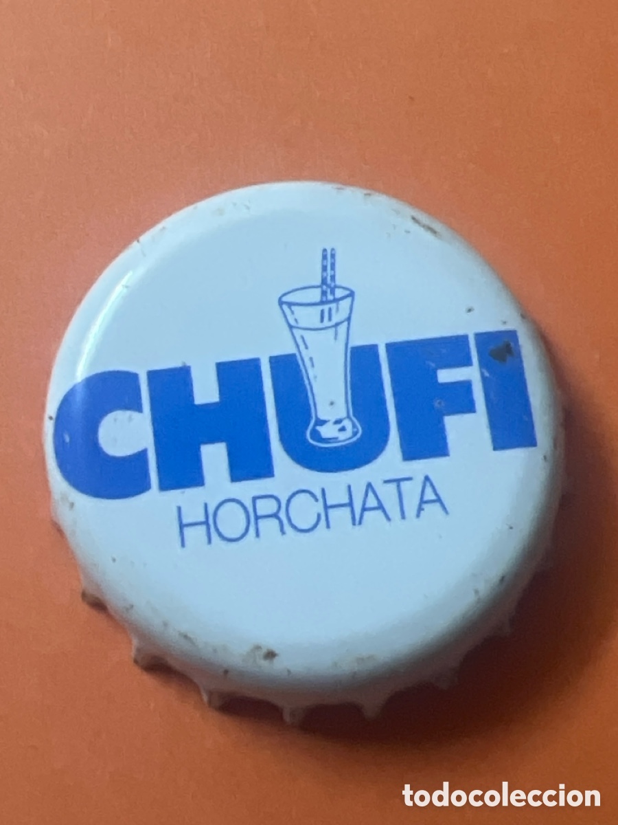 Otras botellas y bebidas antiguas de colecci&oacute;n: T4/X100/D4. CHAPAS TAPON CORONA CHAPA REFRESCO HORCHATA CHUFI