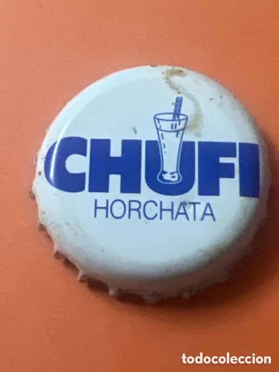 Otras botellas y bebidas antiguas de colecci&oacute;n: T4/X100/D5. CHAPAS TAPON CORONA CHAPA REFRESCO HORCHATA CHUFI