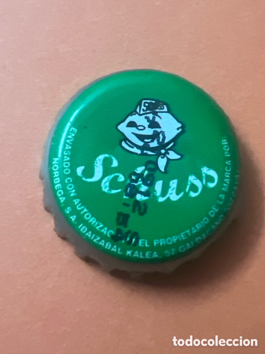 Otras botellas y bebidas antiguas de colecci&oacute;n: T4/X100/E1. T4/X100/D1. TAPON CORONA CAPSULA CHAPA SODA/REFRESCO GASEOSA SCHUSS (ESPA&Ntilde;A)