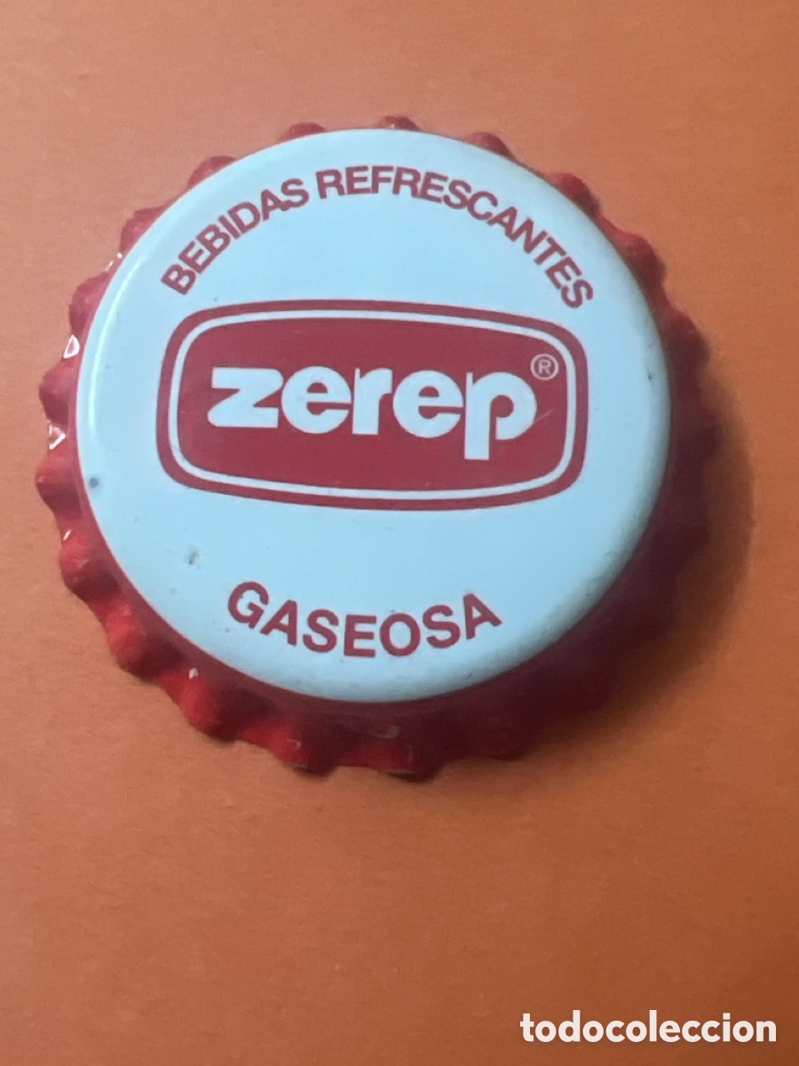 Otras botellas y bebidas antiguas de colecci&oacute;n: T4/X100/E2. CHAPA ESPA&Ntilde;A REFRESCO TAPON CORONA ZEREP - SIN ABRIR