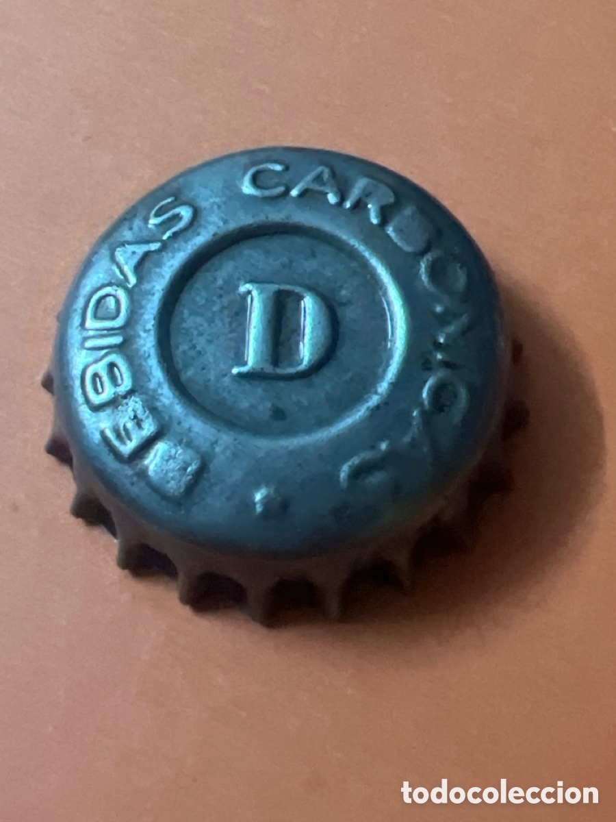 Otras botellas y bebidas antiguas de colecci&oacute;n: T4/X100/F3. CHAPA CORONA BEBIDAS CARBONICAS D RELIEVE
