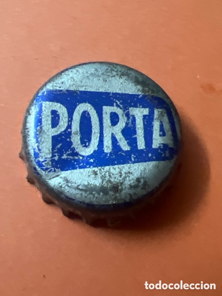 Otras botellas y bebidas antiguas de colecci&oacute;n: T4/X100/G3. CHAPA GASEOSA PORTA, CON CORCHO