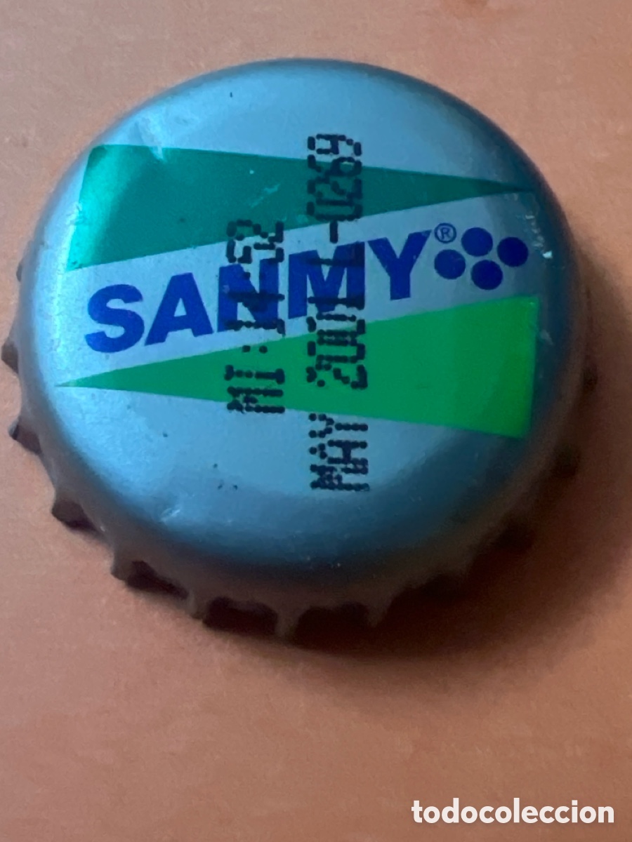 Otras botellas y bebidas antiguas de colecci&oacute;n: T4/X100/G4. CHAPA REFRESCO TAPON CORONA SANMY